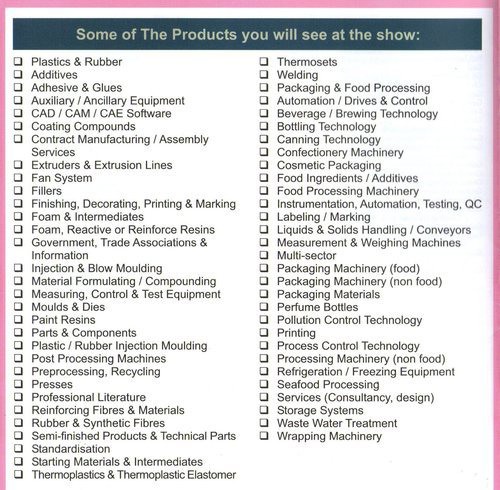 【印尼展覽】雅加達展覽-Plastics & Rubber/ ProPak Indonesia 2011
